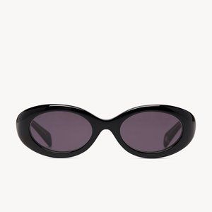 THE ROW FOR EYEVAN ELLA IN ACETATE SUNGLASSES IN BLACK